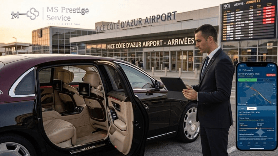 MS PRESTIGE SERVICE Côte d'Azur - One of the first signs of a high-end transportation service is not the vehicle, it’s anticipation.
